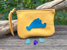 Load image into Gallery viewer, Marthas Vineyard Deerskin Zipper Pouch