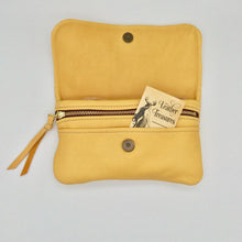 Load image into Gallery viewer, Deerskin Wristlet Wallet with Wampum