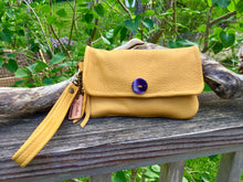 Load image into Gallery viewer, Deerskin Wristlet Wallet with Wampum