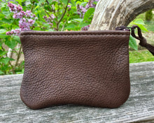 Load image into Gallery viewer, Deerskin Zipper Pouch (small)