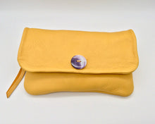 Load image into Gallery viewer, Deerskin Wristlet Wallet with Wampum