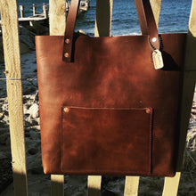 Load image into Gallery viewer, Leather Tote Bag