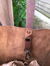 Load image into Gallery viewer, Leather Tote with Tooled/Embossed Pocket
